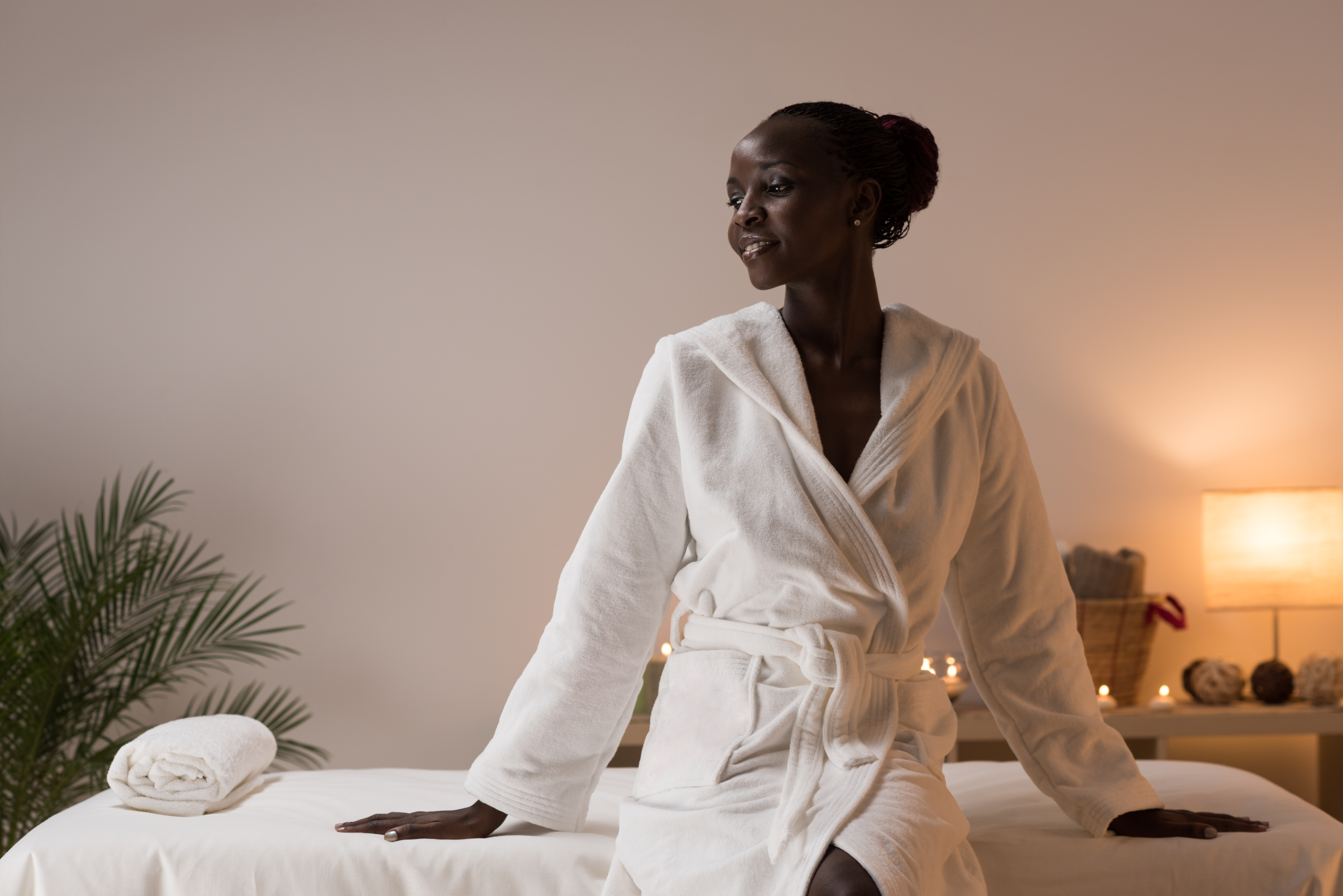 black lady getting luxury retreats